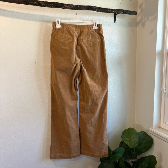 Uniqlo Tan Cotton Corduroy High Rise Wide Leg Trouser Pants Size Small 26/27 - Picture 5 of 14